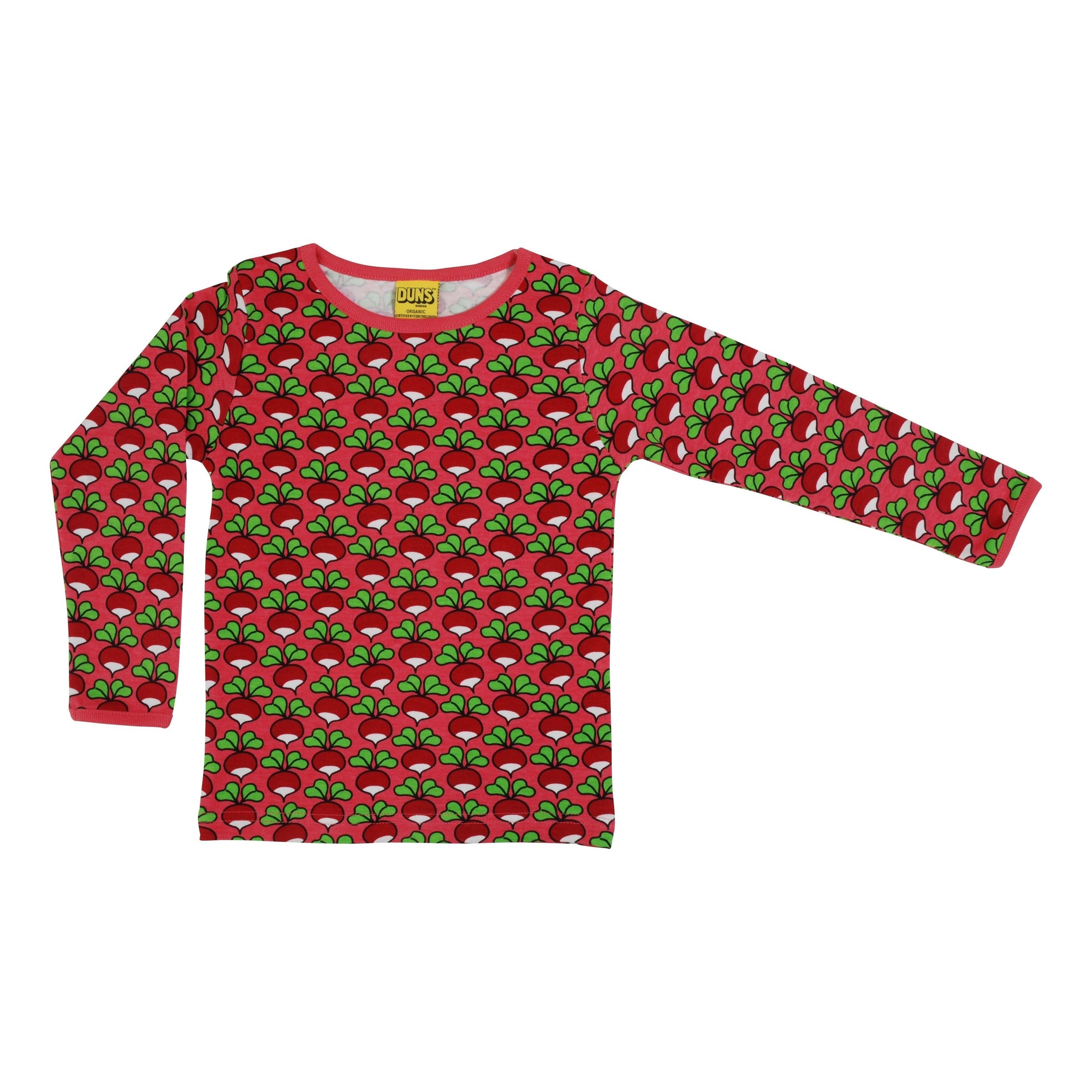 Radish - Red Long Sleeve Shirt - 1 Left Size 11-12 years-Duns Sweden-Modern Rascals