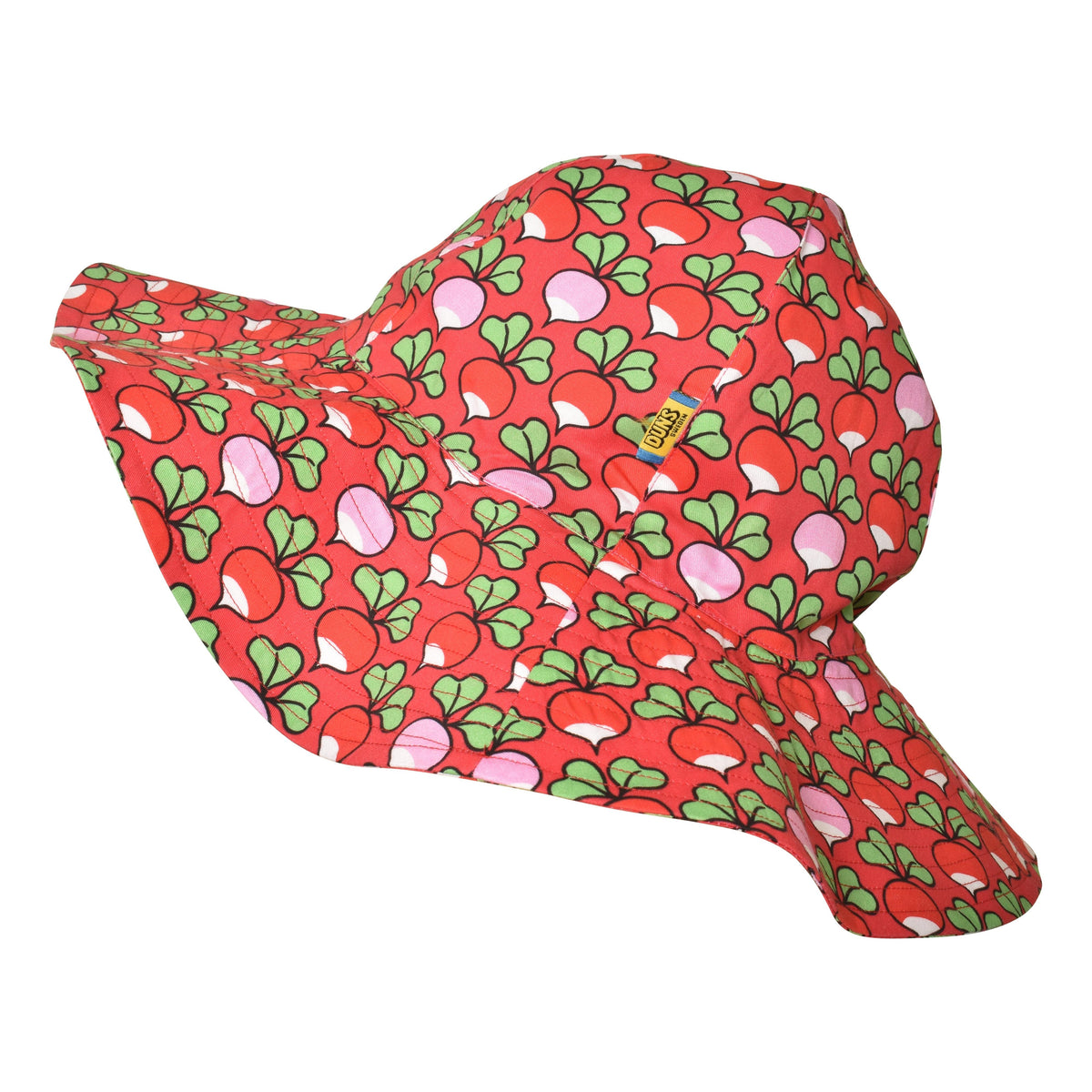 Radish - Rouge Red Multicolour Woven Sunhat-Duns Sweden-Modern Rascals