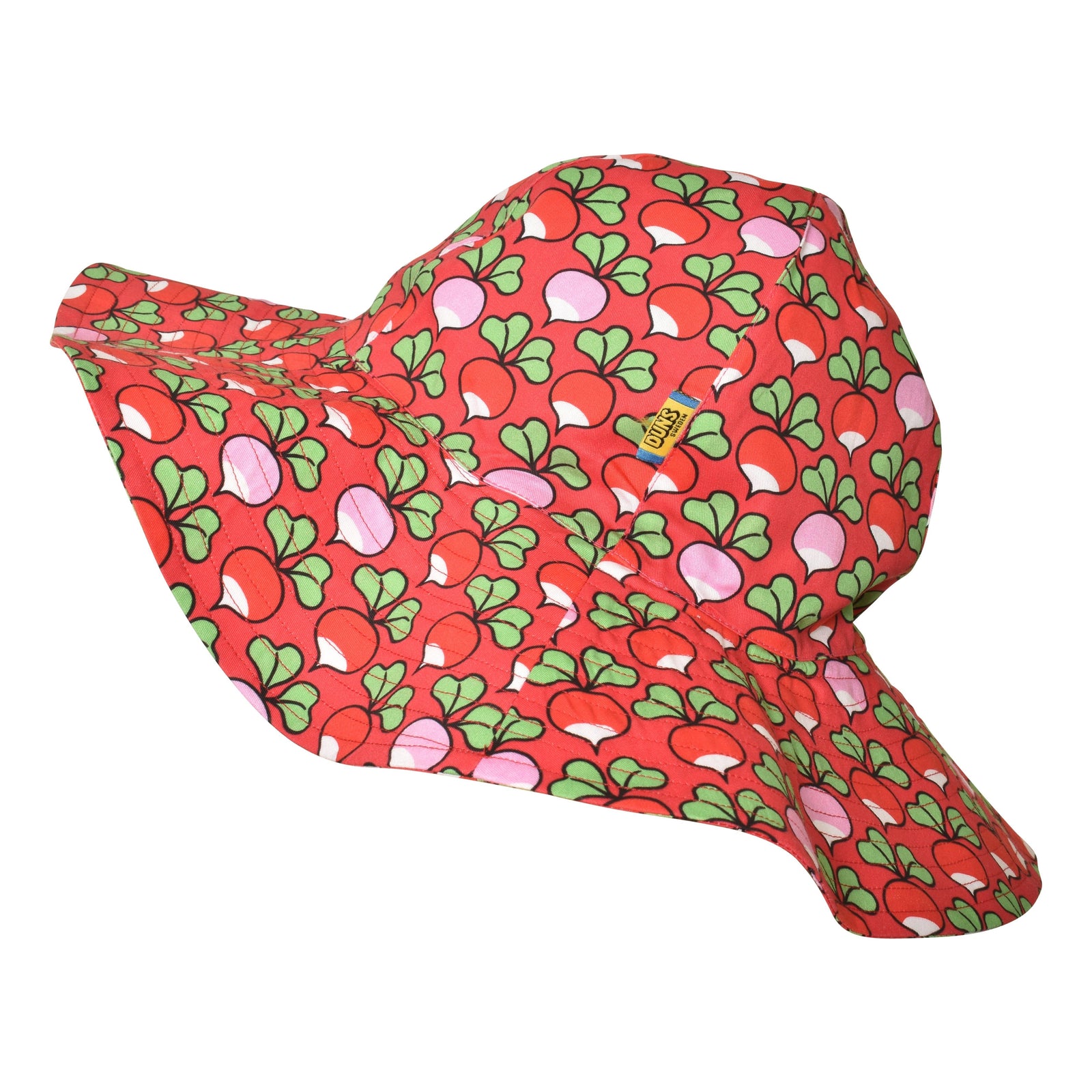 Radish - Rouge Red Multicolour Woven Sunhat-Duns Sweden-Modern Rascals