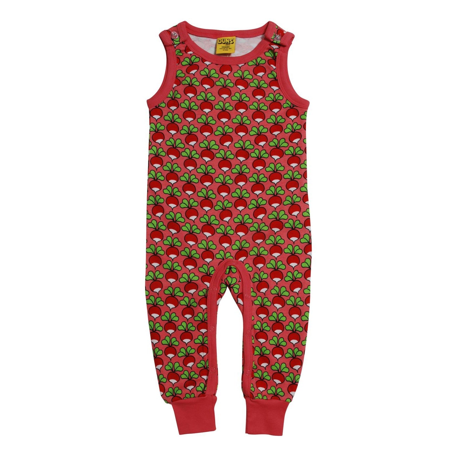 Radish - Strawberry Pink Dungarees - 2 Left Size 2-4 months & 3-4 years-Duns Sweden-Modern Rascals