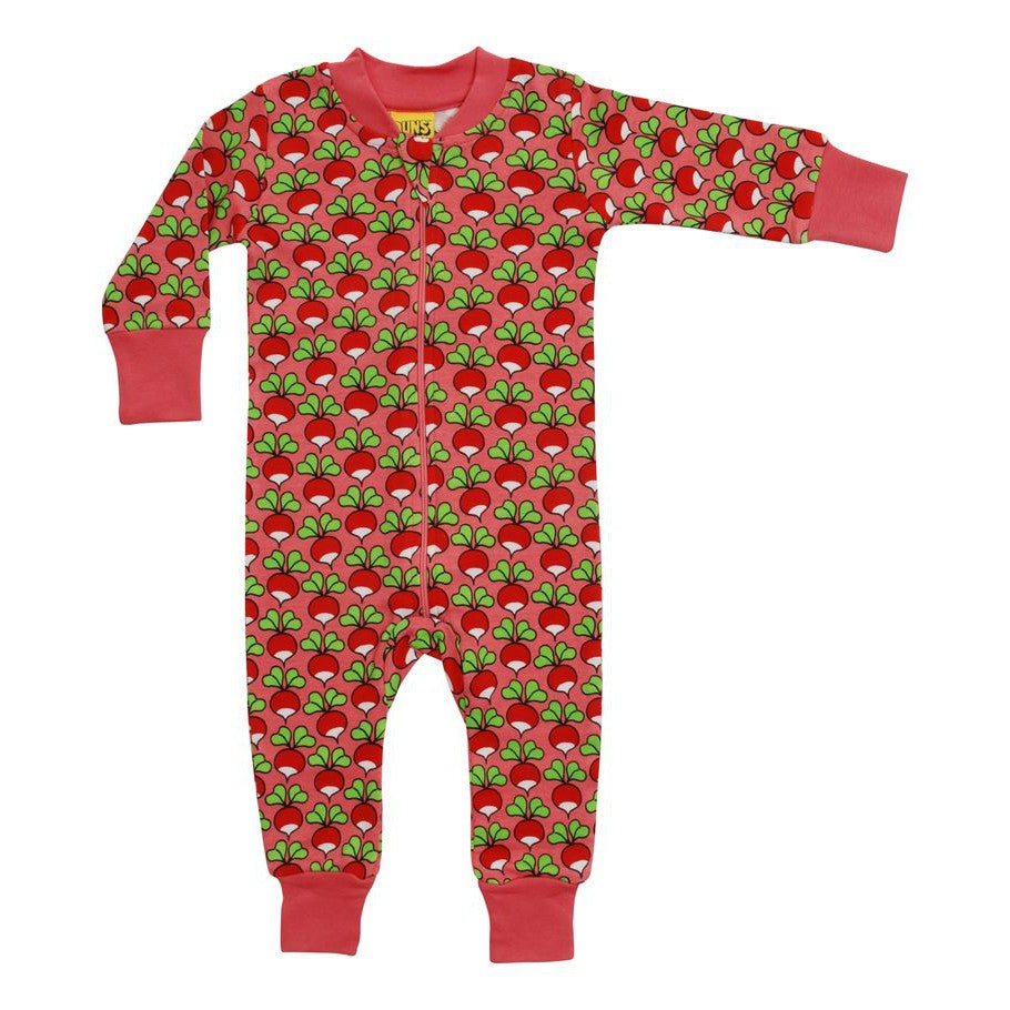 Radish - Strawberry Pink Zippersuit - 2 Left Size 3-4 & 4-5 years-Duns Sweden-Modern Rascals