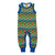 Radish Stripe - Blue/Green Dungarees-Duns Sweden-Modern Rascals