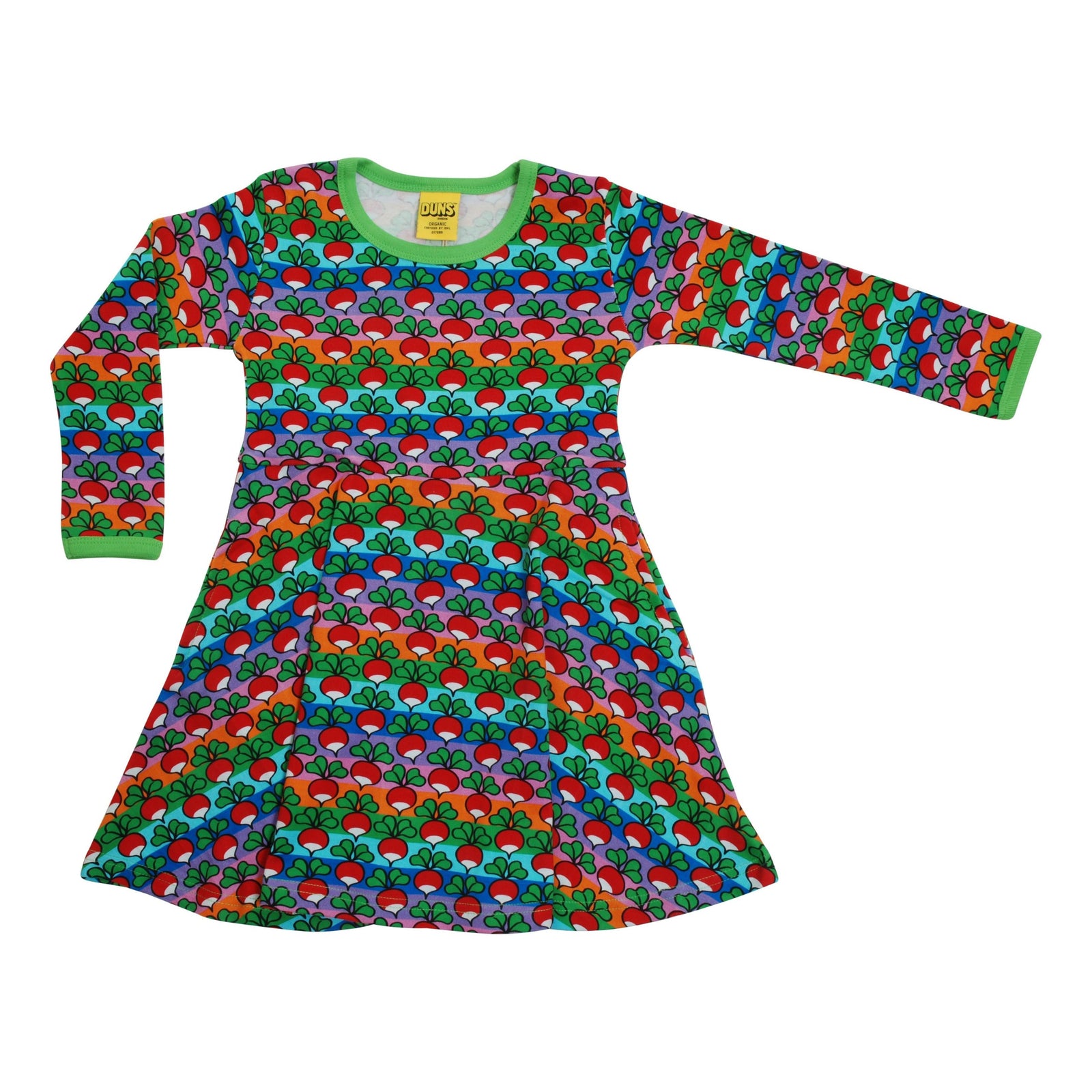 Radish - Stripe Long Sleeve Skater Dress - 1 Left Size 9-10 years-Duns Sweden-Modern Rascals