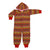 Radish Stripe - Poppy Red Hooded Lined Suit-Duns Sweden-Modern Rascals