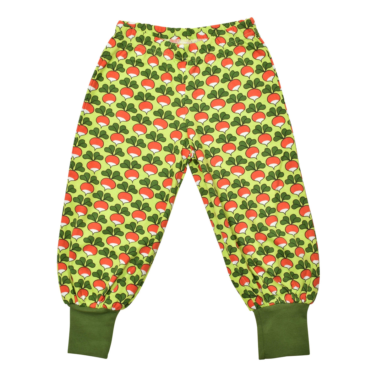 Radish - Tender Shoots Green Baggy Pants - 2 Left Size 4-6 & 10-12 years-Duns Sweden-Modern Rascals