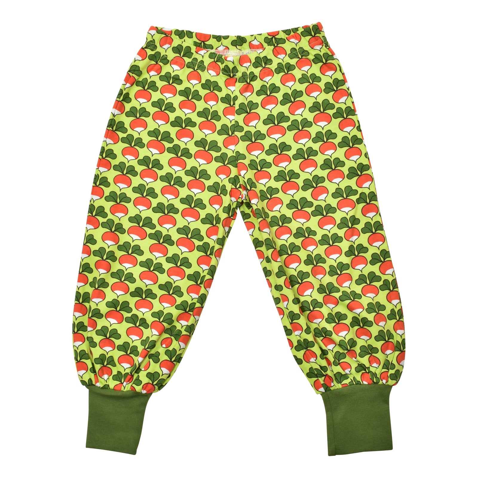 Radish - Tender Shoots Green Baggy Pants - 2 Left Size 4-6 & 10-12 years-Duns Sweden-Modern Rascals