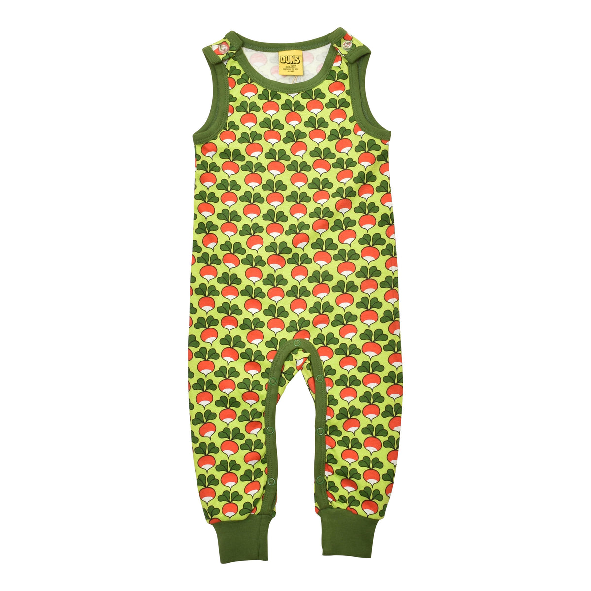 Radish - Tender Shoots Green Dungarees - 2 Left Size 4-6 months-Duns Sweden-Modern Rascals
