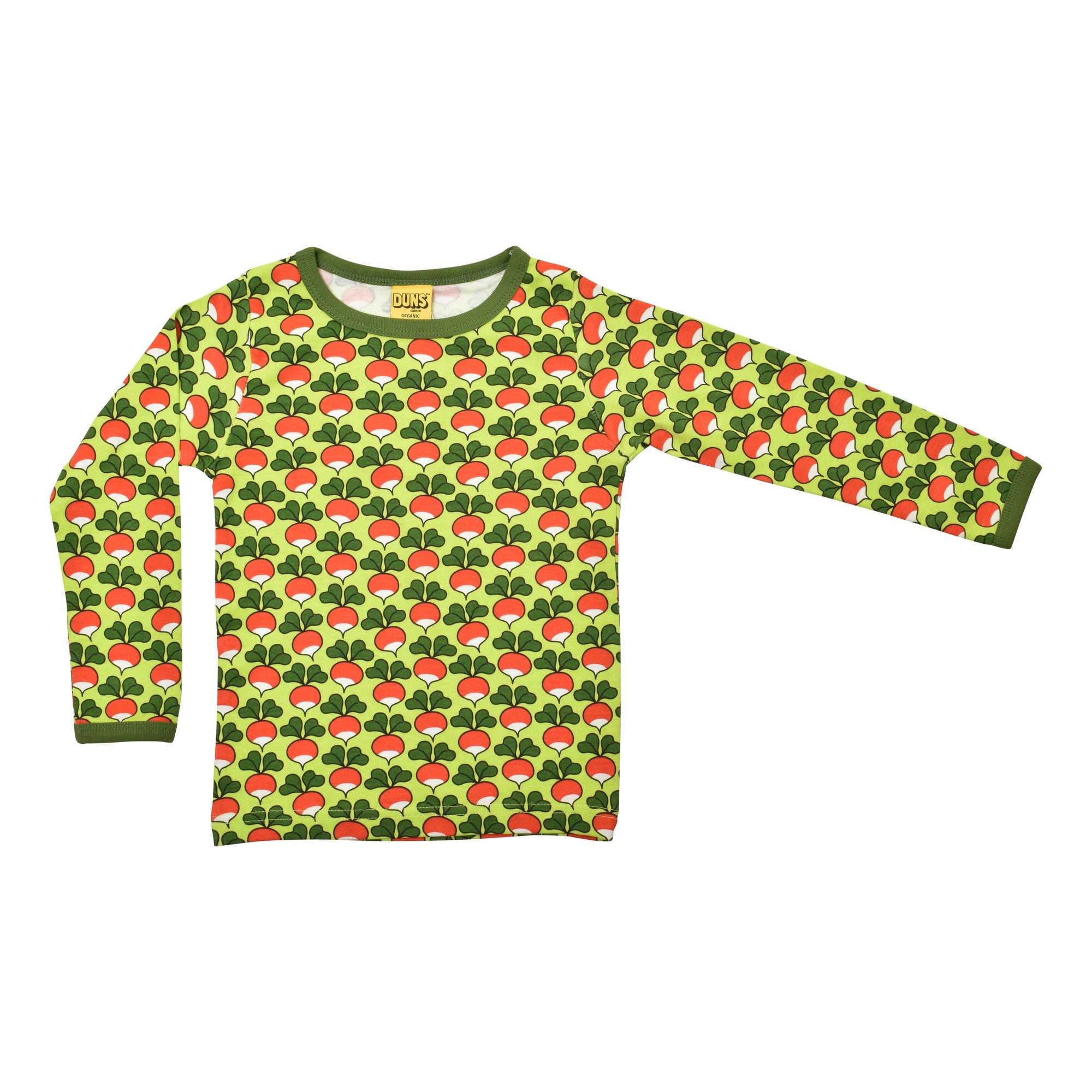 Radish - Tender Shoots Green Long Sleeve Shirt-Duns Sweden-Modern Rascals