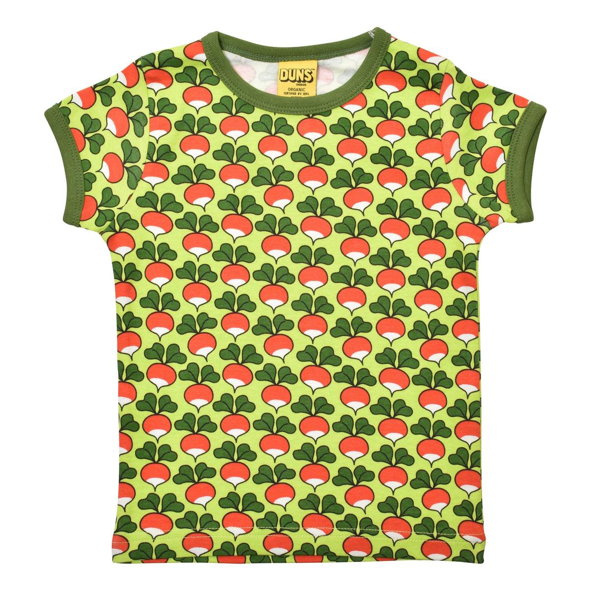 Radish - Tender Shoots Green Short Sleeve Shirt - 2 Left Size 8-9 & 10-11 years-Duns Sweden-Modern Rascals