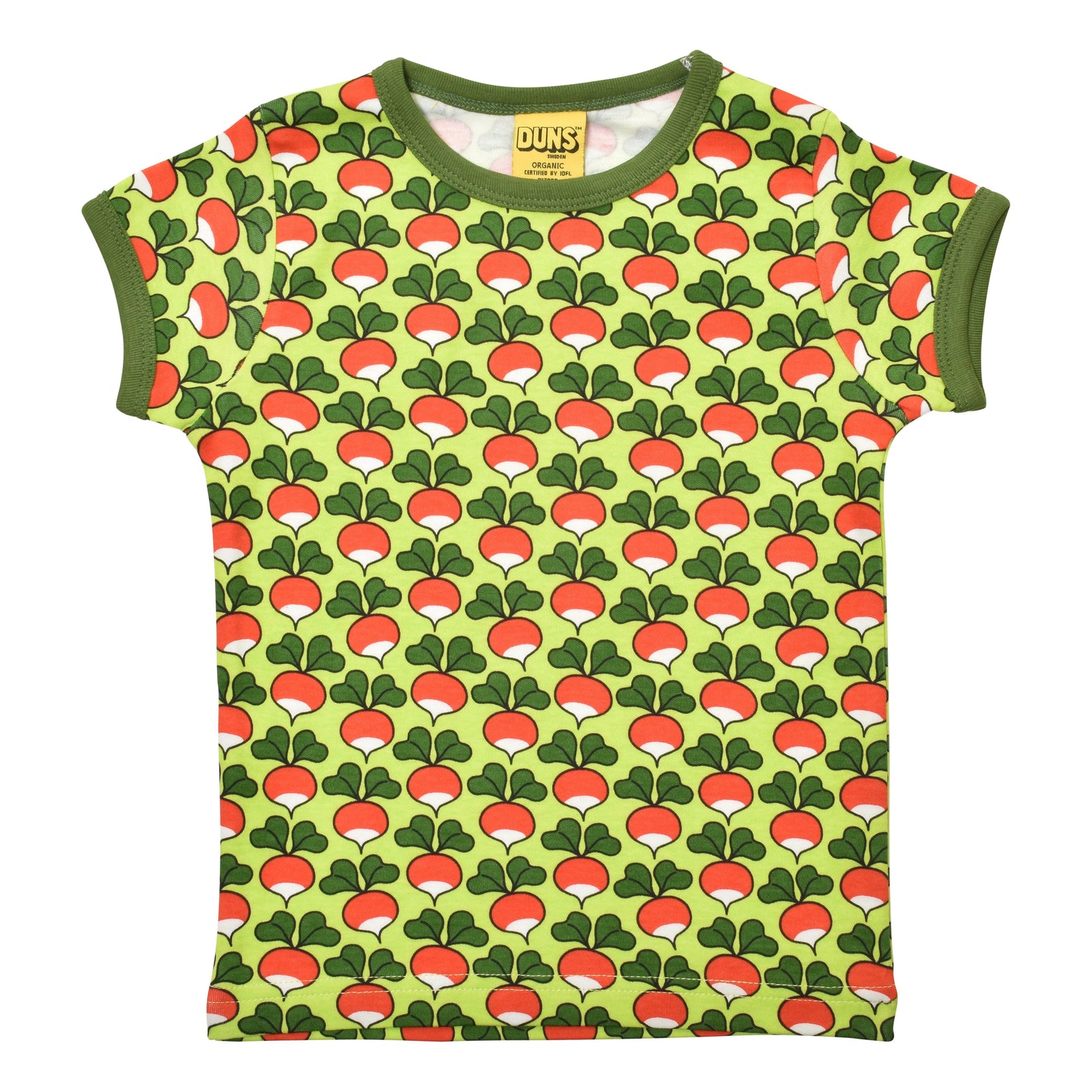 Radish - Tender Shoots Green Short Sleeve Shirt - 2 Left Size 8-9 & 10-11 years-Duns Sweden-Modern Rascals