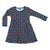 Radish - Victoria Blue Long Sleeve Skater Dress - 2 Left Size 9-10 & 11-12 years-Duns Sweden-Modern Rascals