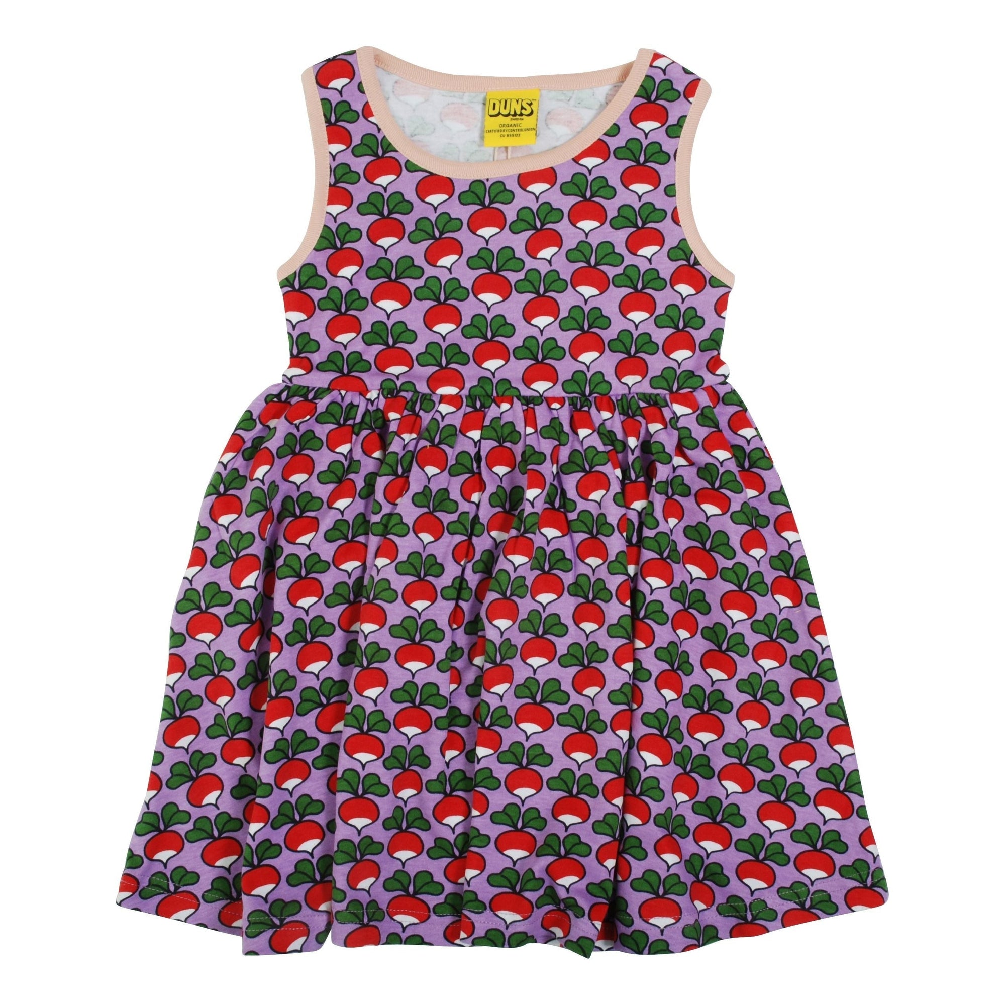 Radish - Viola Sleeveless Dress With Gathered Skirt - 1 Left Size 11-12 years-Duns Sweden-Modern Rascals