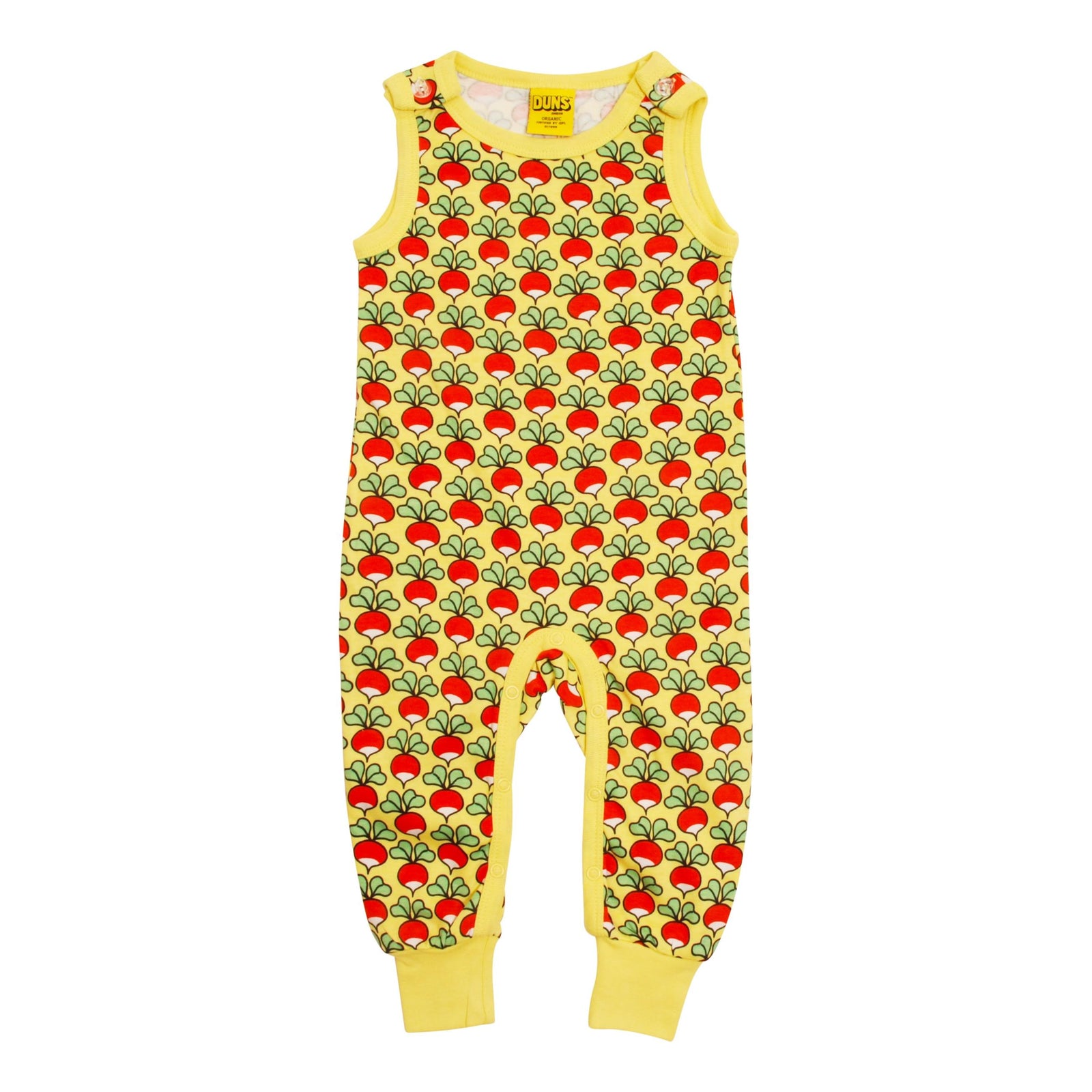Radish - Yellow Cream Dungarees - 2 Left Size 18-24 months-Duns Sweden-Modern Rascals