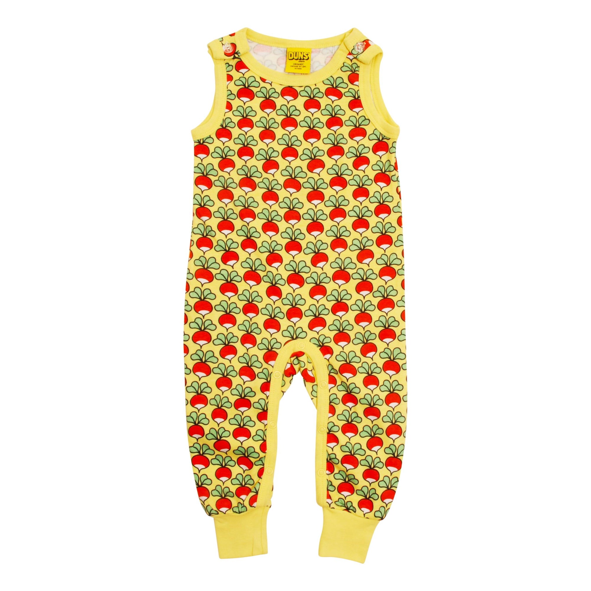 Radish - Yellow Cream Dungarees - 2 Left Size 18-24 months-Duns Sweden-Modern Rascals