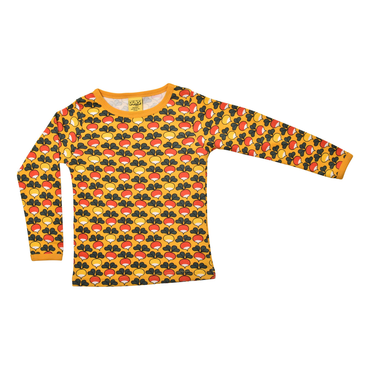 Radish - Yellow Multicolour Long Sleeve Shirt - 2 Left Size 6-7 & 9-10 years-Duns Sweden-Modern Rascals