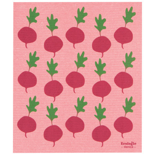 Radishes Swedish Sponge Towel-Danica-Modern Rascals