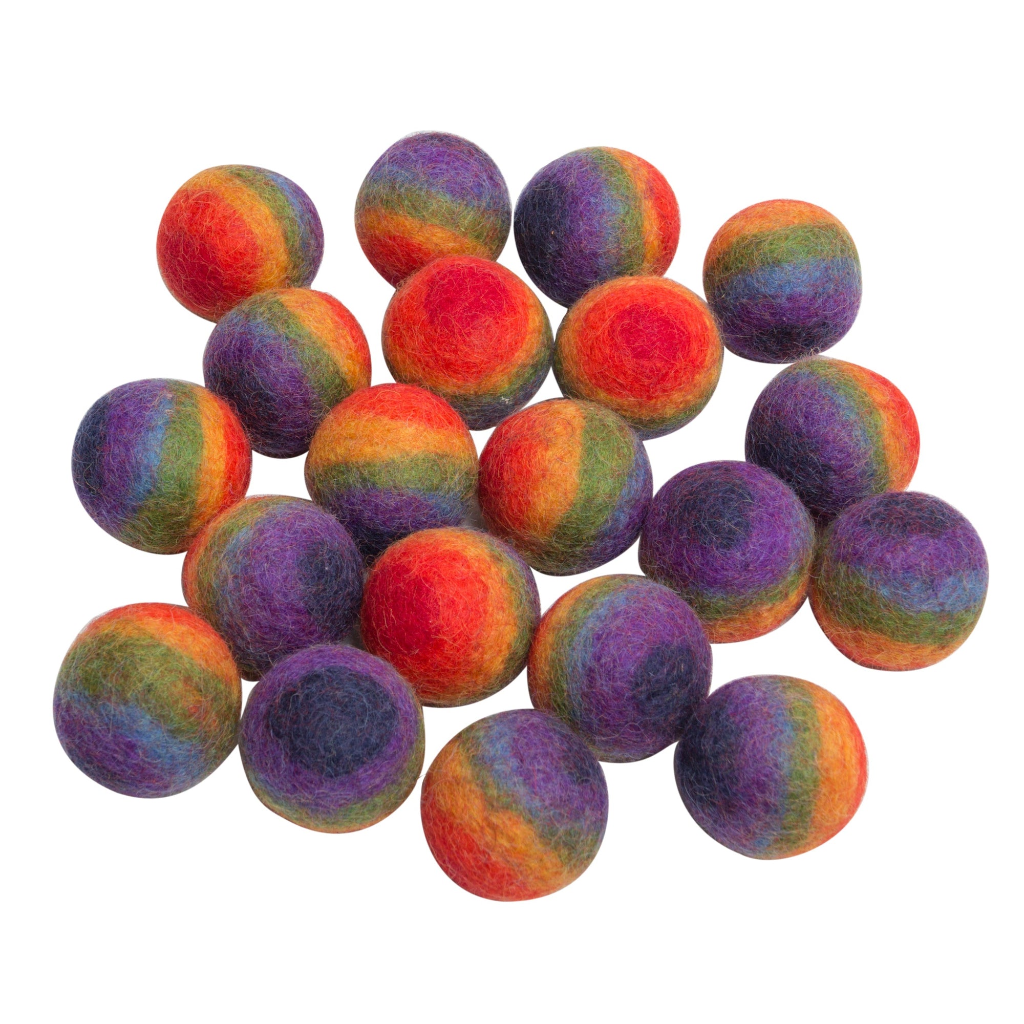 Rainbow Balls - 20 pieces-Papoose-Modern Rascals