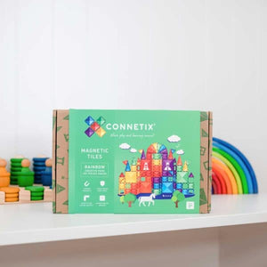 Rainbow Creative Pack - 102 pieces-Connetix-Modern Rascals