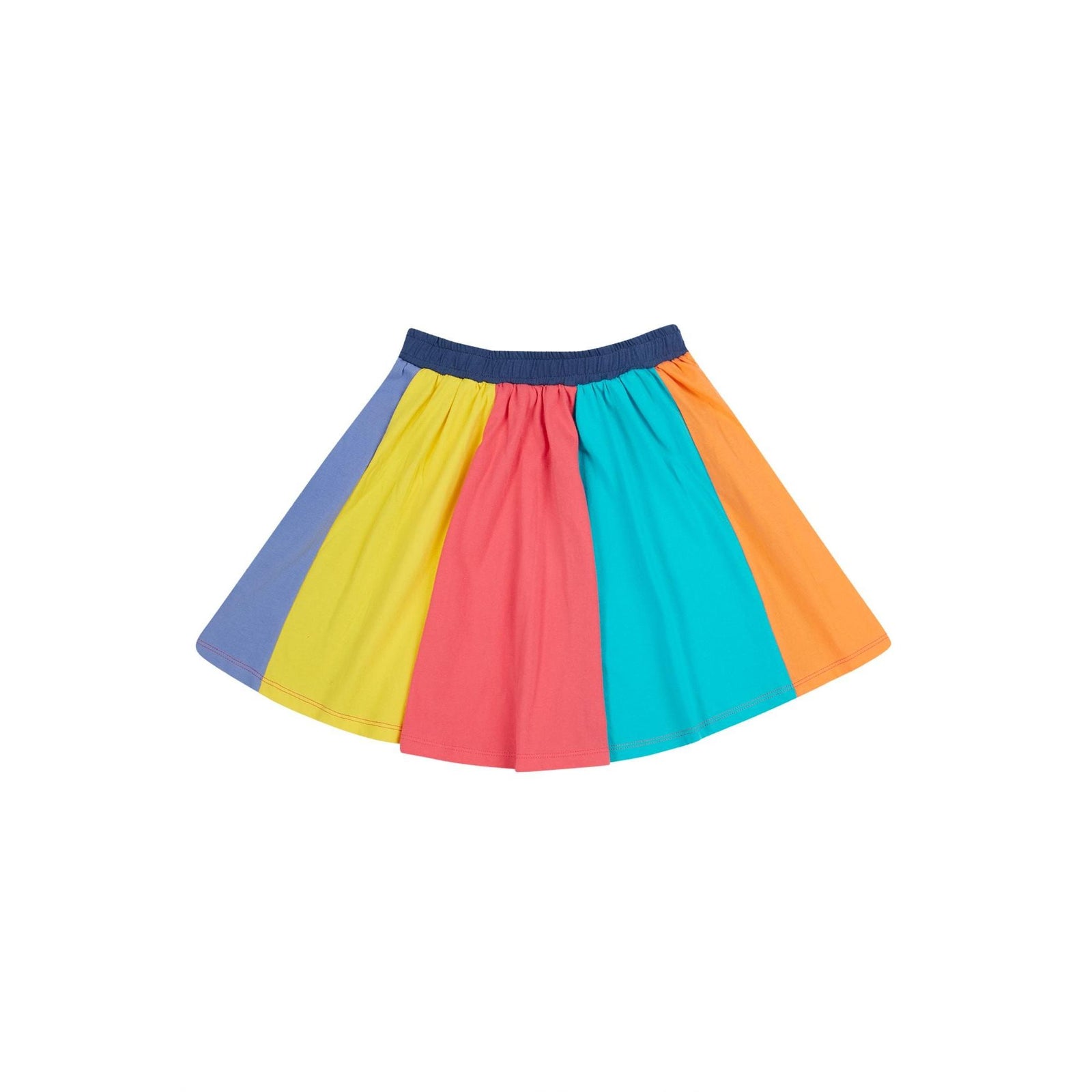 Rainbow Jersey Skirt - 1 Left Size 5-6 years-Frugi-Modern Rascals