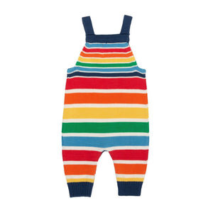 Rainbow Knit Dungarees - 1 Left Size 3-6 months-Kite-Modern Rascals