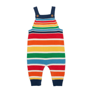 Rainbow Knit Dungarees - 1 Left Size 3-6 months-Kite-Modern Rascals