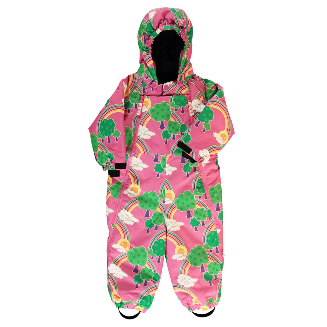 Rainbow Landscape One Piece Snowsuit in Pink - 1 Left Size 6-12 month-Smafolk-Modern Rascals