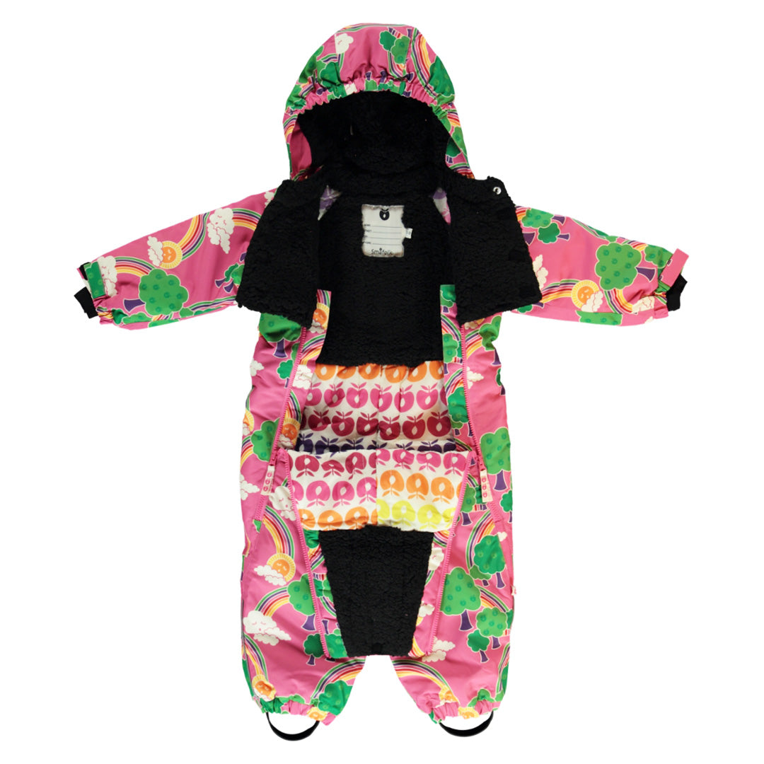 Rainbow Landscape One Piece Snowsuit in Pink - 1 Left Size 6-12 month-Smafolk-Modern Rascals