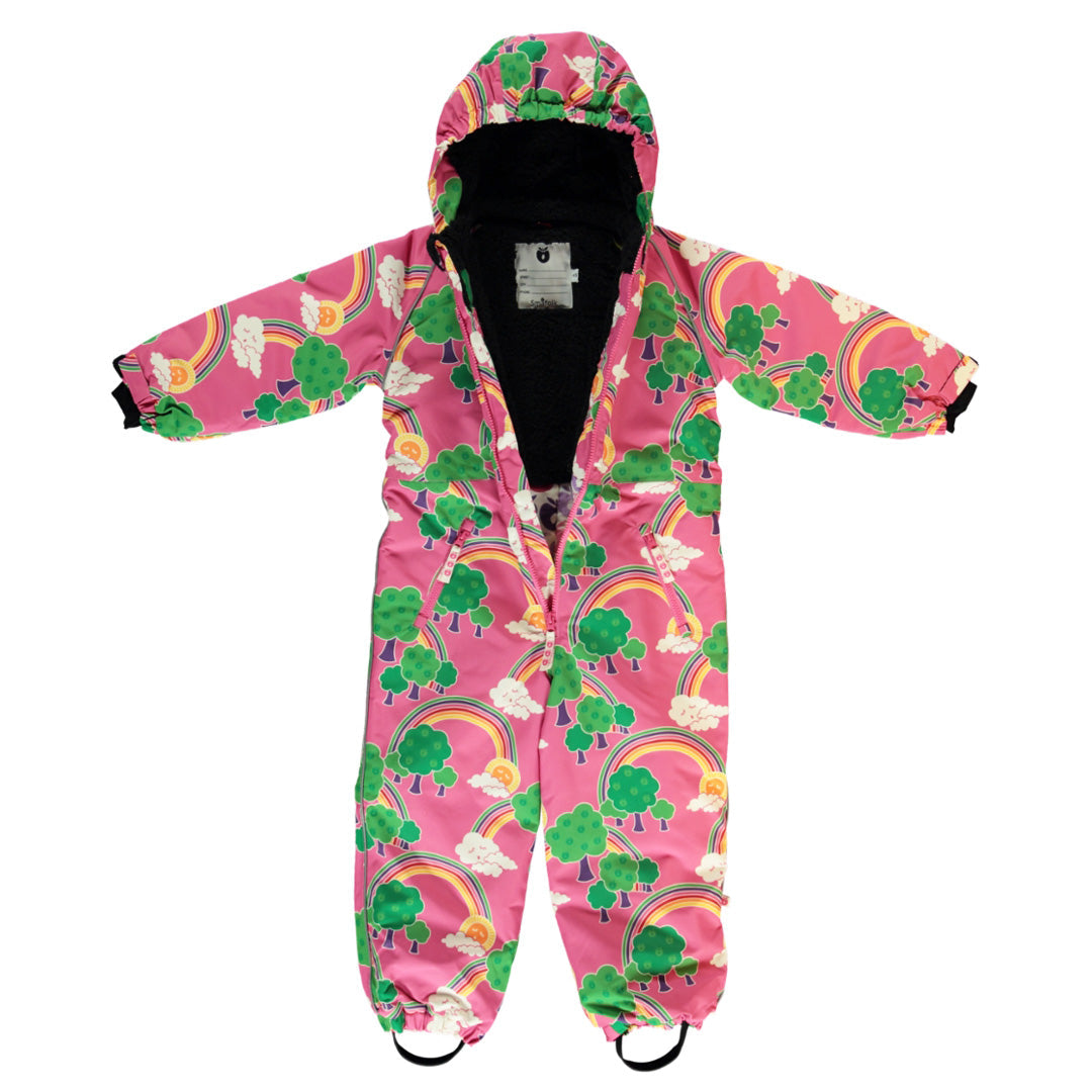Rainbow Landscape One Piece Snowsuit in Pink - 1 Left Size 6-12 month-Smafolk-Modern Rascals