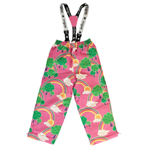 Rainbow Landscape Snow Pants in Pink - 1 Left Size 11-12 years-Smafolk-Modern Rascals