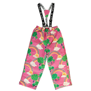 Rainbow Landscape Snow Pants in Pink - 1 Left Size 11-12 years-Smafolk-Modern Rascals