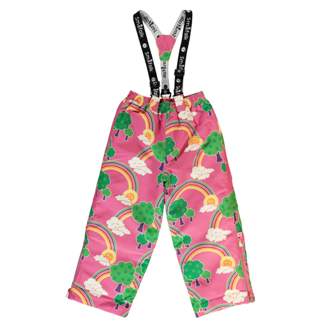 Rainbow Landscape Snow Pants in Pink by Smafolk 9 - 10 years