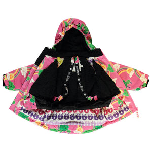 Rainbow Landscape Winter Jacket in Pink - 1 Left Size 7-8 years-Smafolk-Modern Rascals