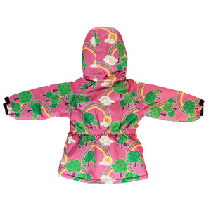 Rainbow Landscape Winter Jacket in Pink - 1 Left Size 7-8 years-Smafolk-Modern Rascals