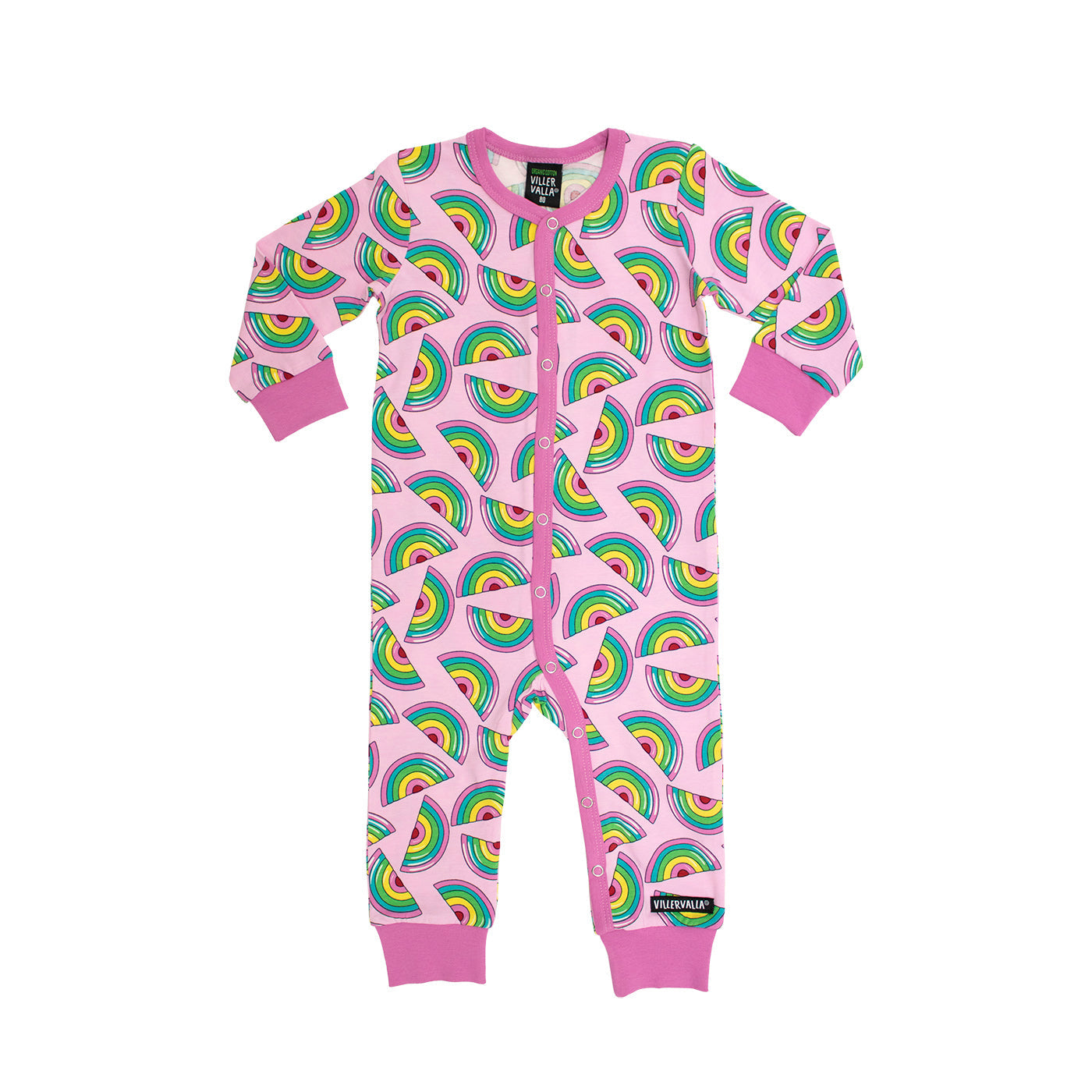 Rainbow Long Sleeve Body Suit - Light Petunia - 2 Left Size 6-9 & 9-12 months-Villervalla-Modern Rascals