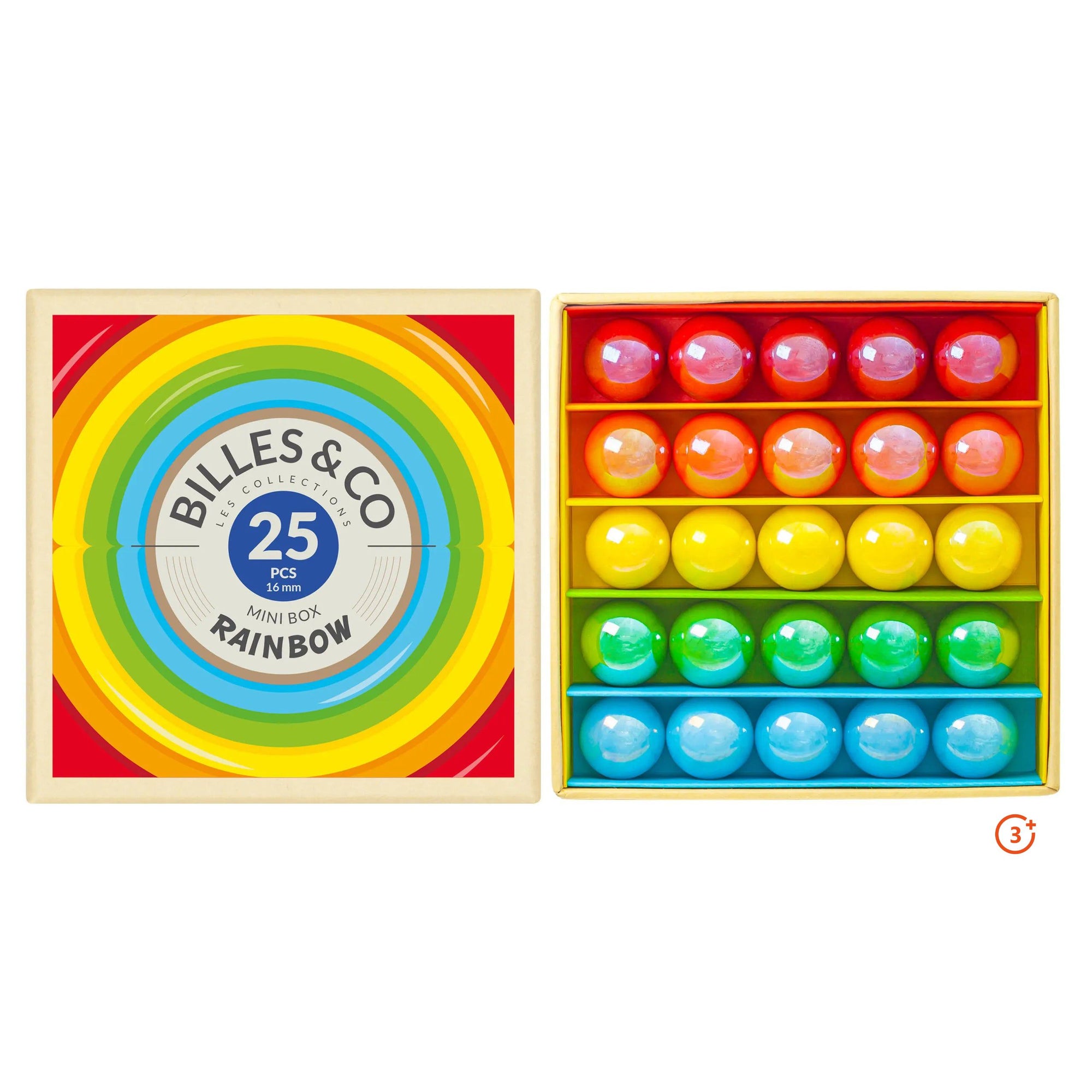 Rainbow Marbles - Mini Box-Billes and Co-Modern Rascals