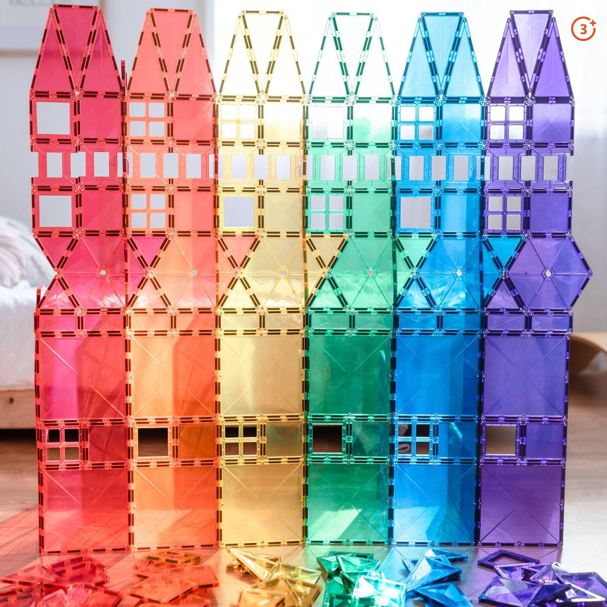 Rainbow Mega Pack - 212 Pieces-Connetix-Modern Rascals