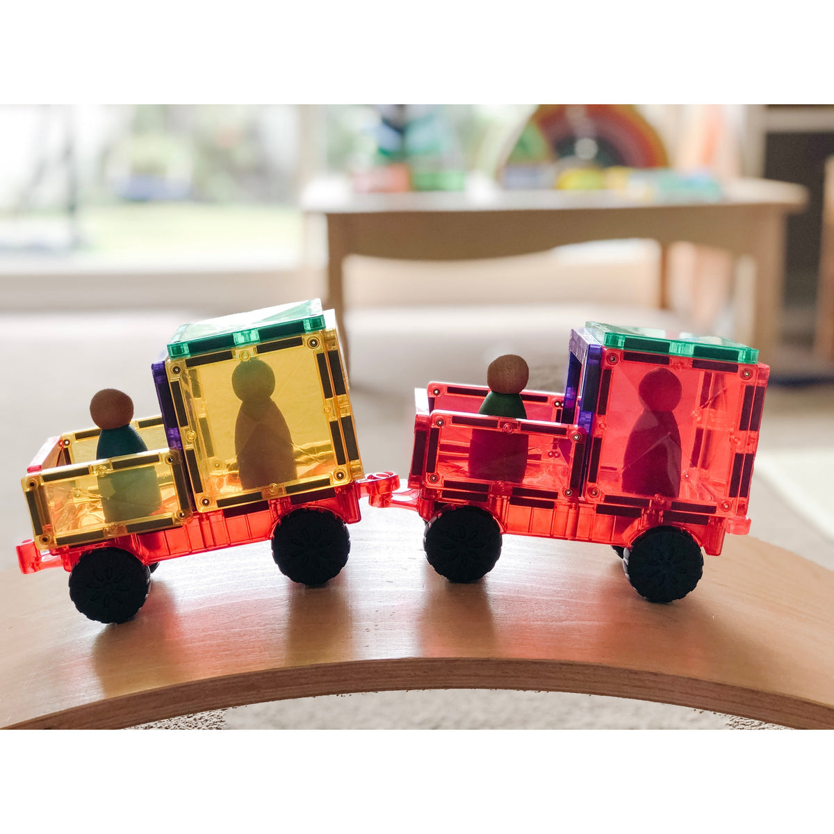 Rainbow Motion Car Pack - 24 Pieces-Connetix-Modern Rascals