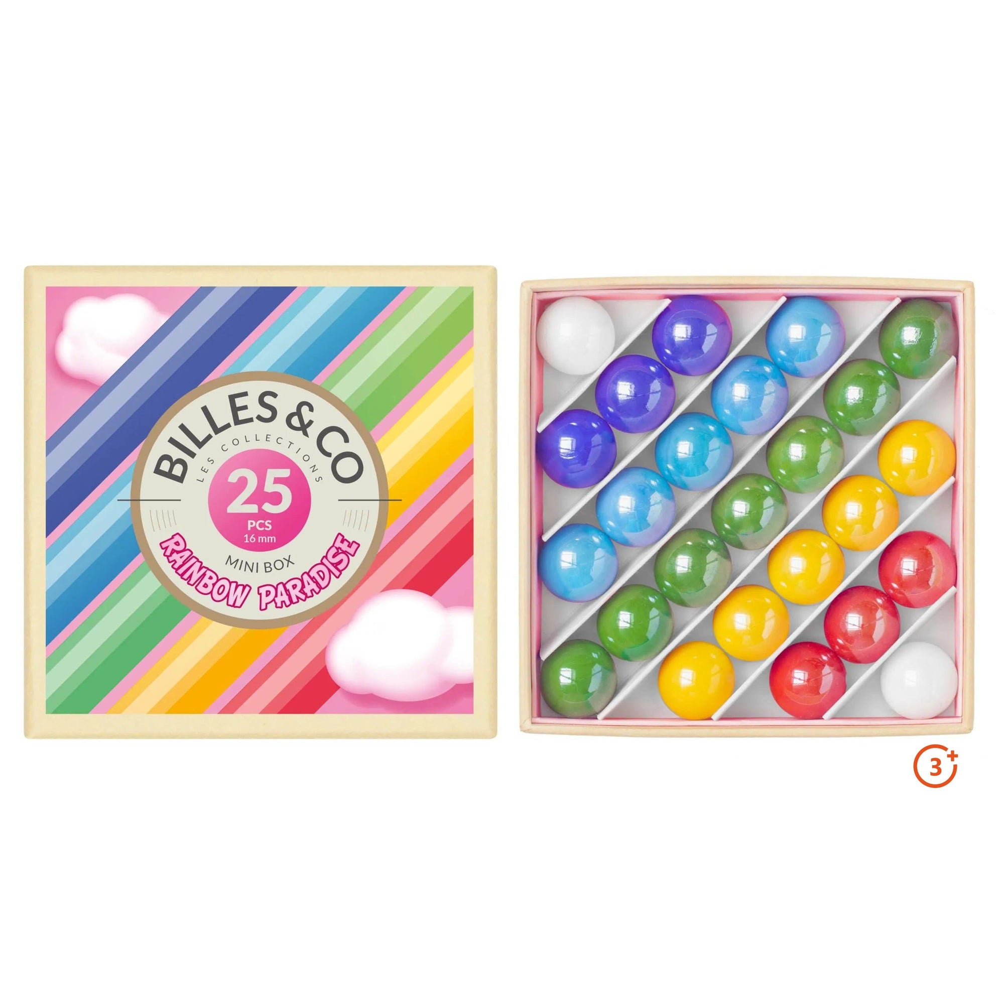 Rainbow Paradise Marbles - Mini Box-Billes and Co-Modern Rascals