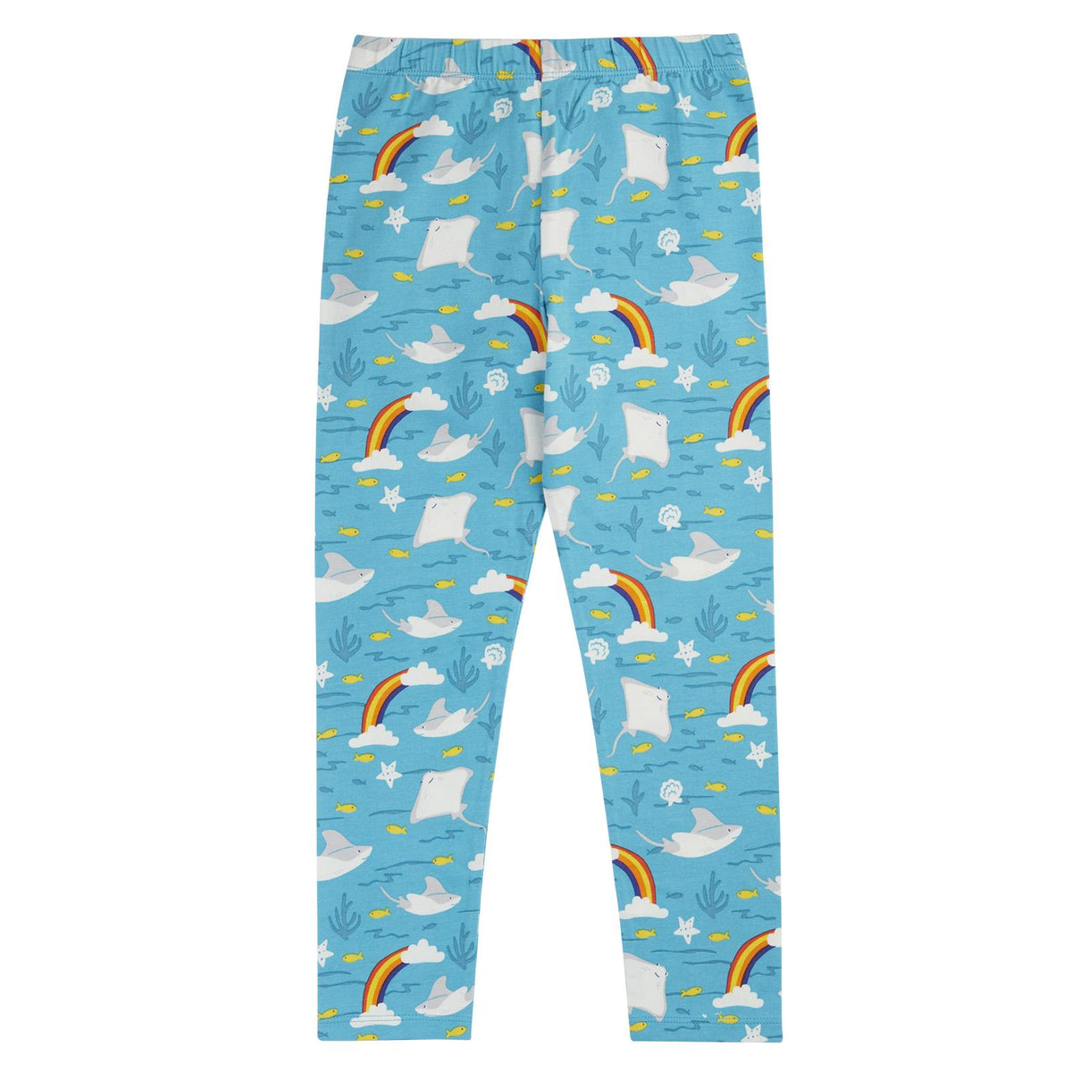 Rainbow Rays Libby Leggings - 1 Left Size 3-4 years-Frugi-Modern Rascals