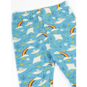 Rainbow Rays Libby Leggings - 1 Left Size 3-4 years-Frugi-Modern Rascals