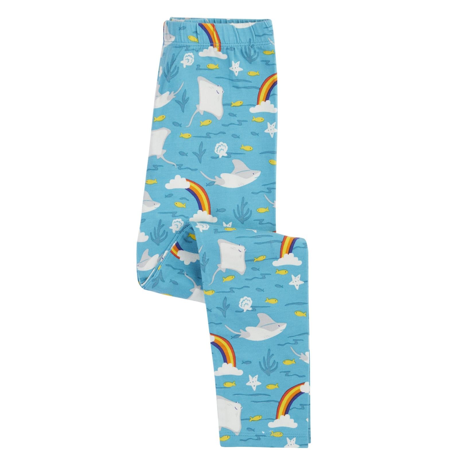 Rainbow Rays Libby Leggings - 2 Left Size 2-3 & 3-4 years-Frugi-Modern Rascals