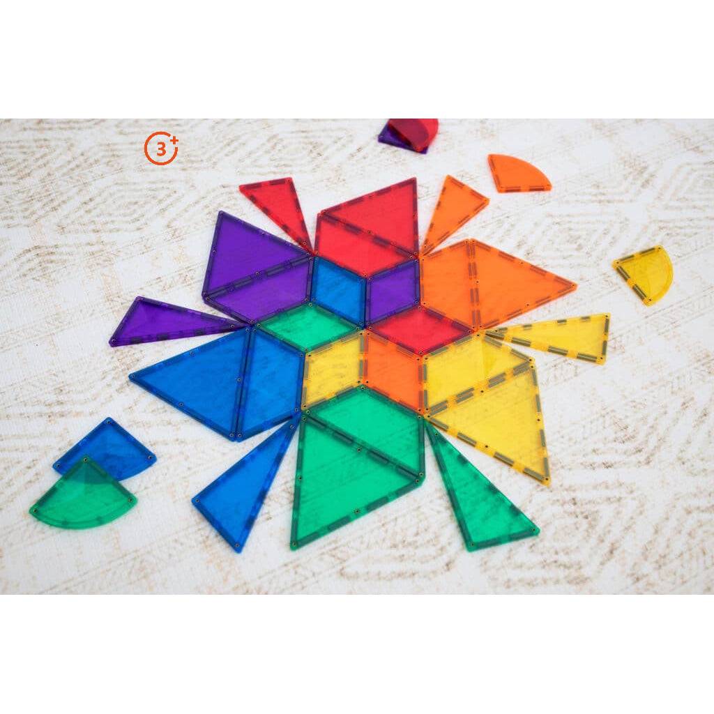 Rainbow Shape Expansion Pack - 36 pieces-Connetix-Modern Rascals