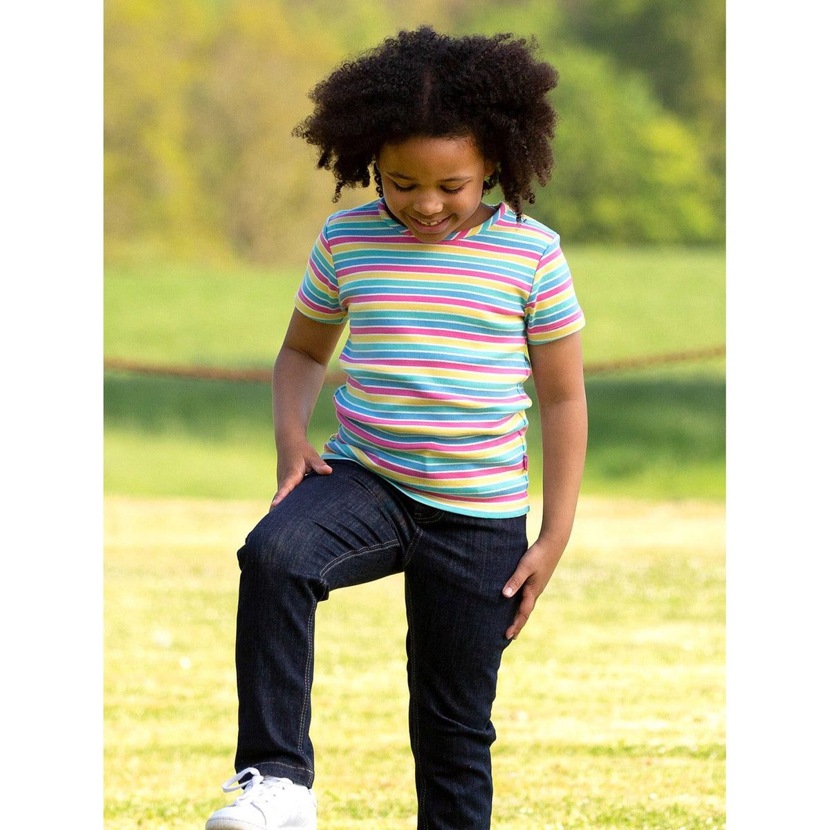 Rainbow Short Sleeve Shirt - 2 Left Size 3-4 years-Kite-Modern Rascals