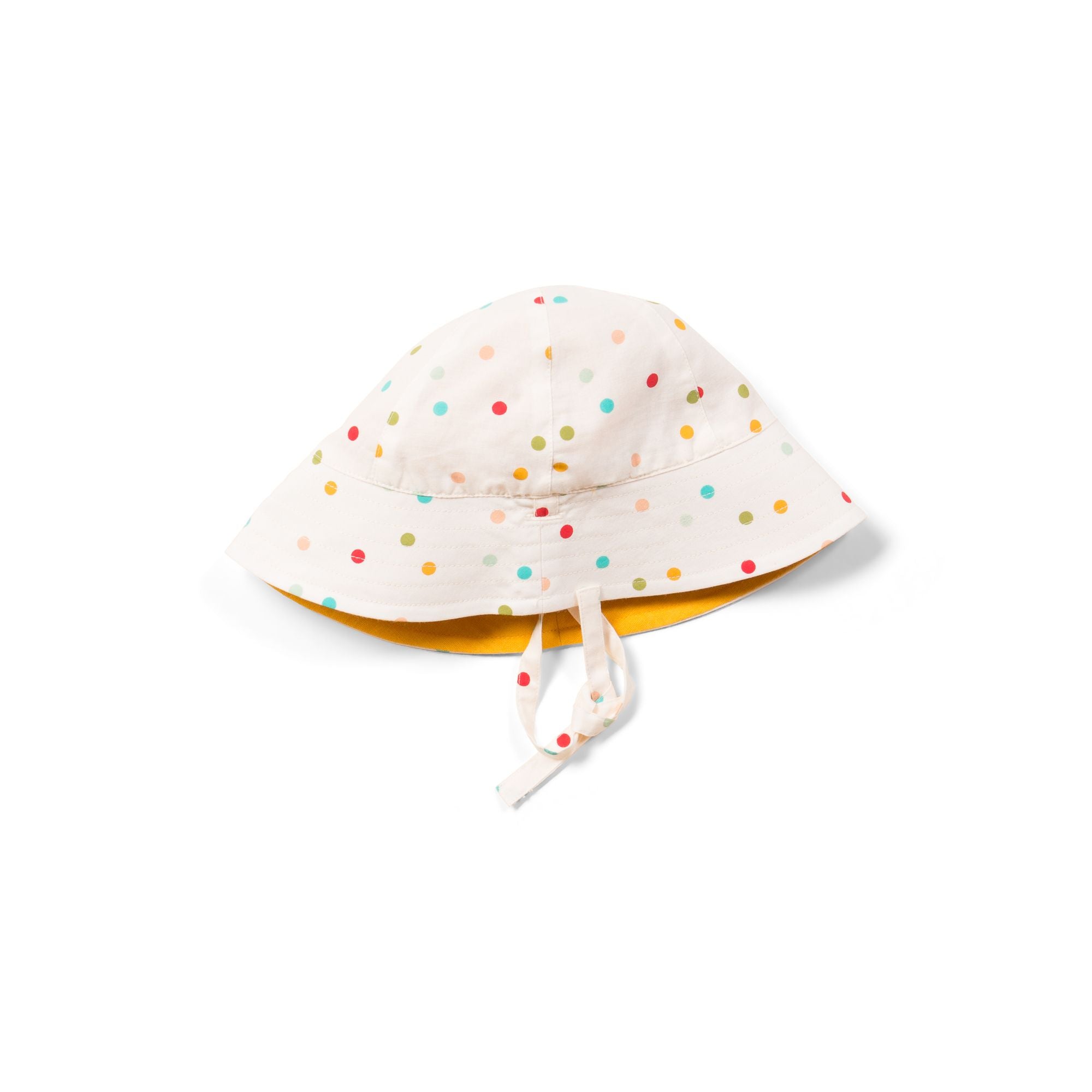 Rainbow Spots Reversible Sunhat - 1 Left Size 3-5 years-Little Green Radicals-Modern Rascals