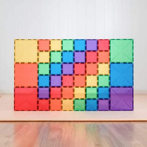 Rainbow Square Pack - 42 pieces-Connetix-Modern Rascals