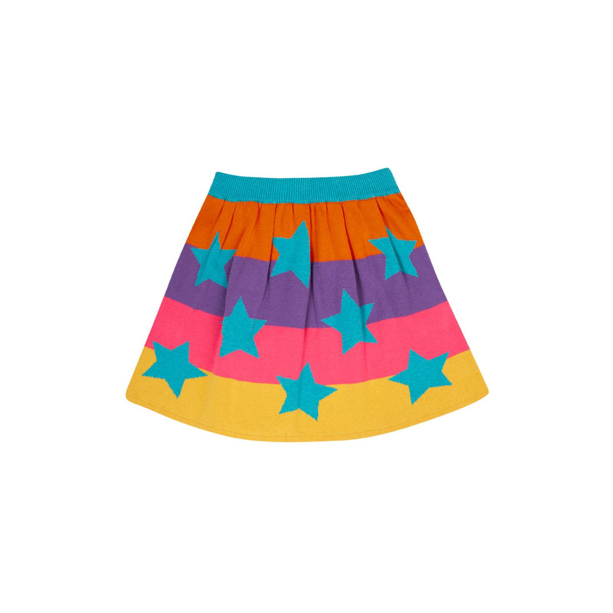 Rainbow Stars Rory Reversible Skirt - 1 Left Size 7-8 years-Frugi-Modern Rascals