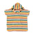 Rainbow Stripe Hooded Poncho Beach Towel-Little Green Radicals-Modern Rascals