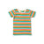 Rainbow Stripe Summer Short Sleeve T-Shirt - 2 Left Size 4-5 & 5-6 years-Little Green Radicals-Modern Rascals