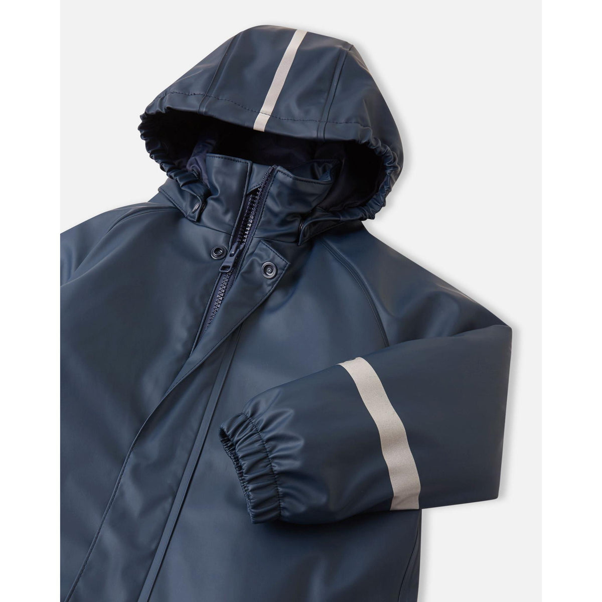Rapakko Waterproof Rain Overall with Fleece Lining - Navy-Reima-Modern Rascals