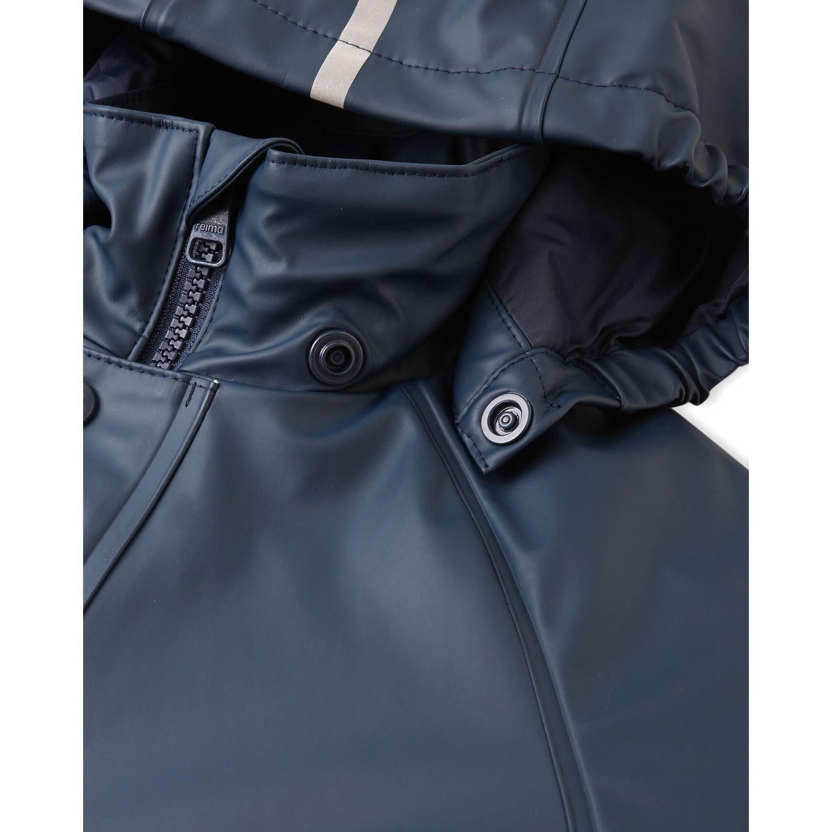 Rapakko Waterproof Rain Overall with Fleece Lining - Navy-Reima-Modern Rascals